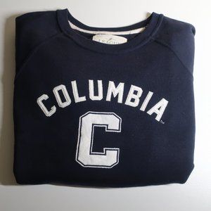 "COLUMBIA" Blue Sweater